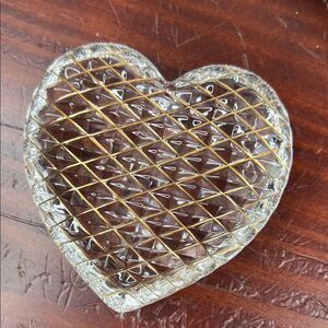 St. Louis Crystal Heart Paperweight